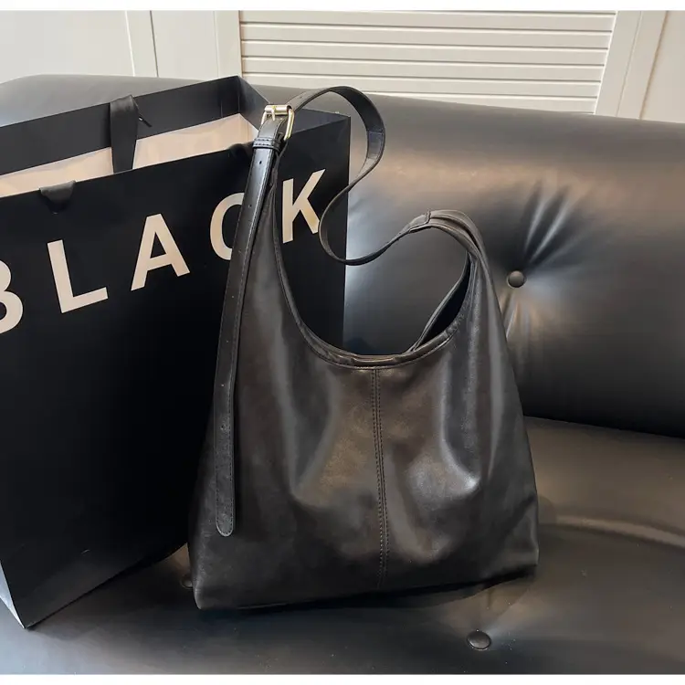 Brown Leather Shoulder Tote Bag for Women — feature 37