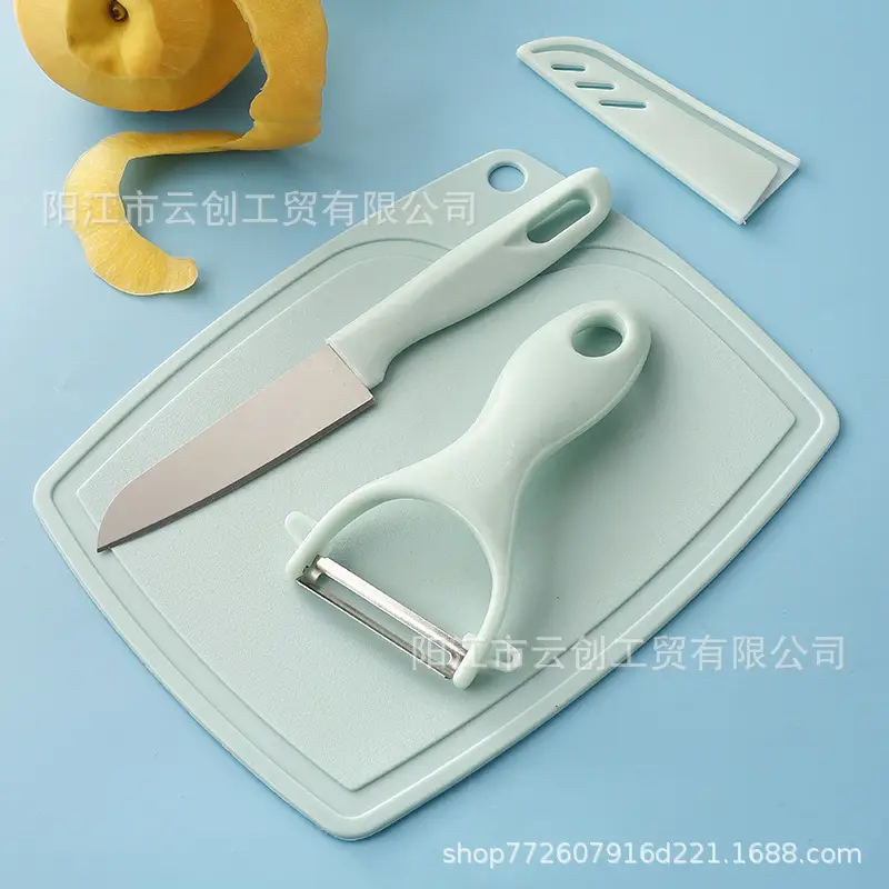 Stainless Steel Fruit Peeler Knife Set - Image 5