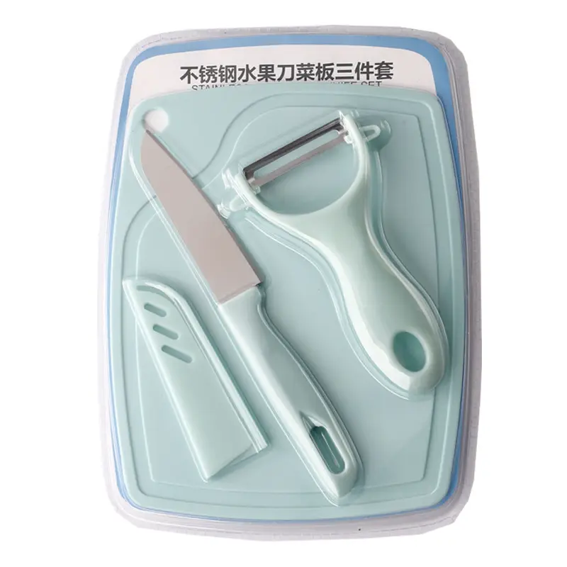 Stainless Steel Fruit Peeler Knife Set - Image 8