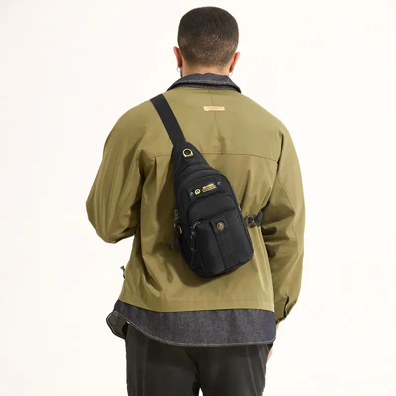 WEPOWER Black Multifunctional Backpack for Men - Image 6