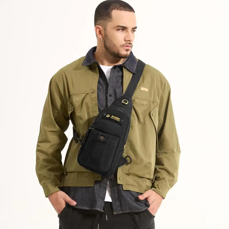 WEPOWER Black Multifunctional Backpack for Men - Image 7