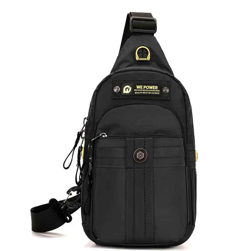 WEPOWER Black Multifunctional Backpack for Men - Image 9