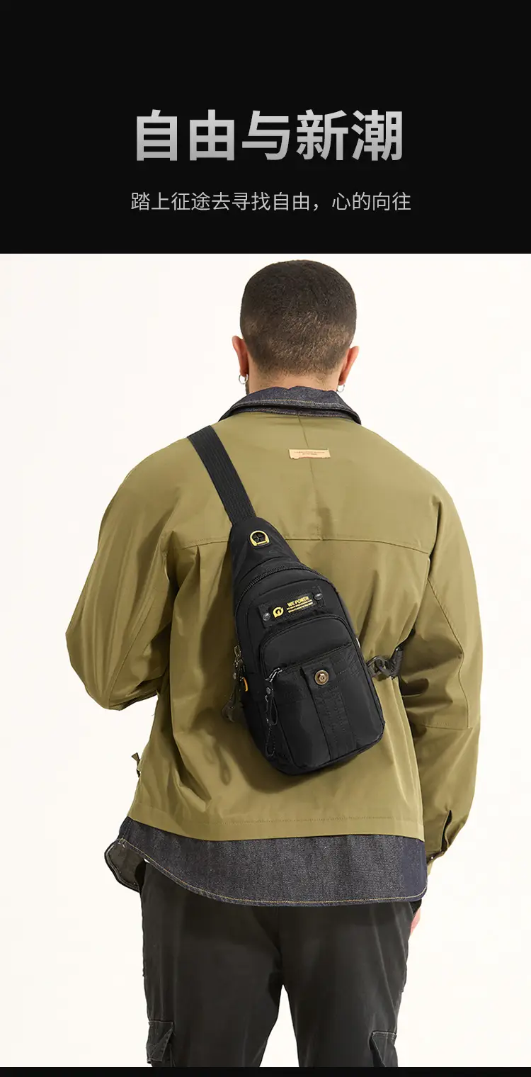 WEPOWER Black Multifunctional Backpack for Men — feature 12