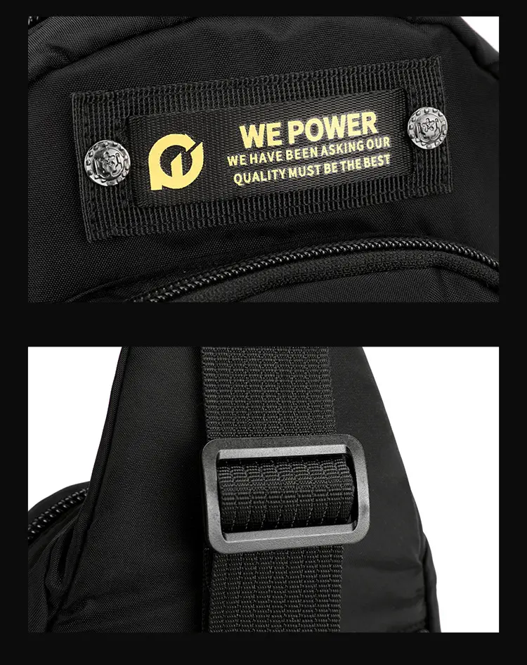 WEPOWER Black Multifunctional Backpack for Men — feature 21