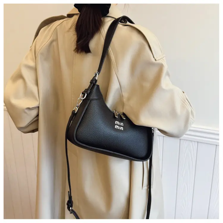 Black Crossbody Bag Women Retro European 2024 — feature 22