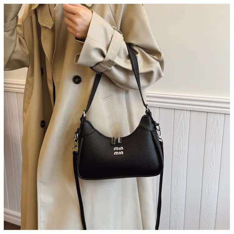 Black Crossbody Bag Women Retro European 2024 — feature 23