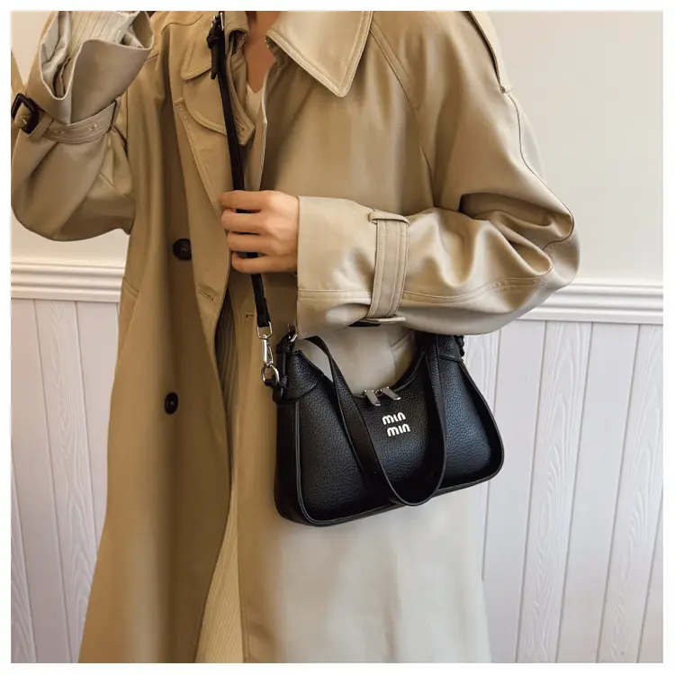Black Crossbody Bag Women Retro European 2024 — feature 24