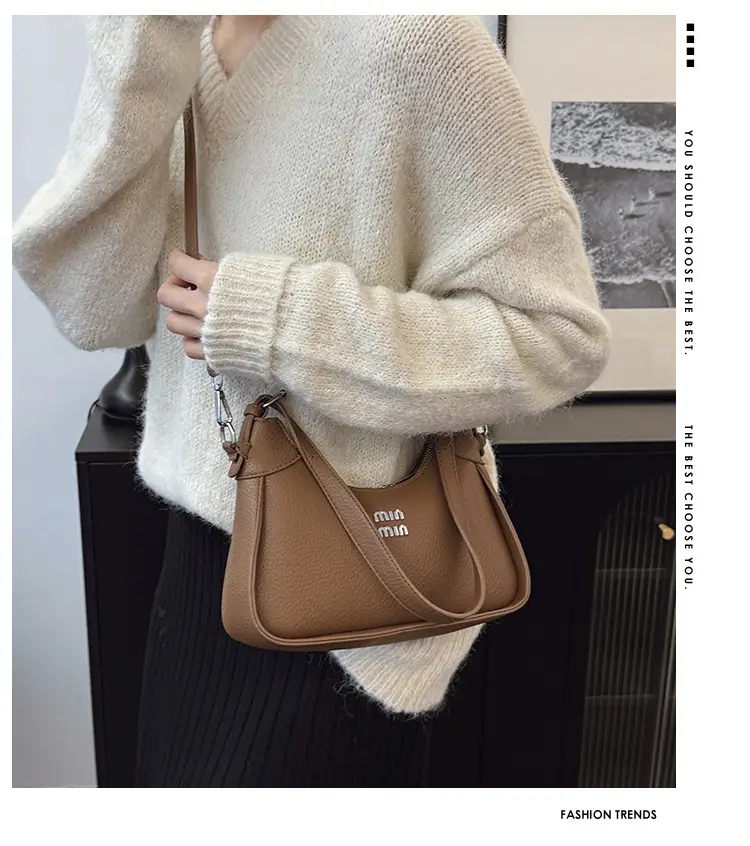 Black Crossbody Bag Women Retro European 2024 — feature 4