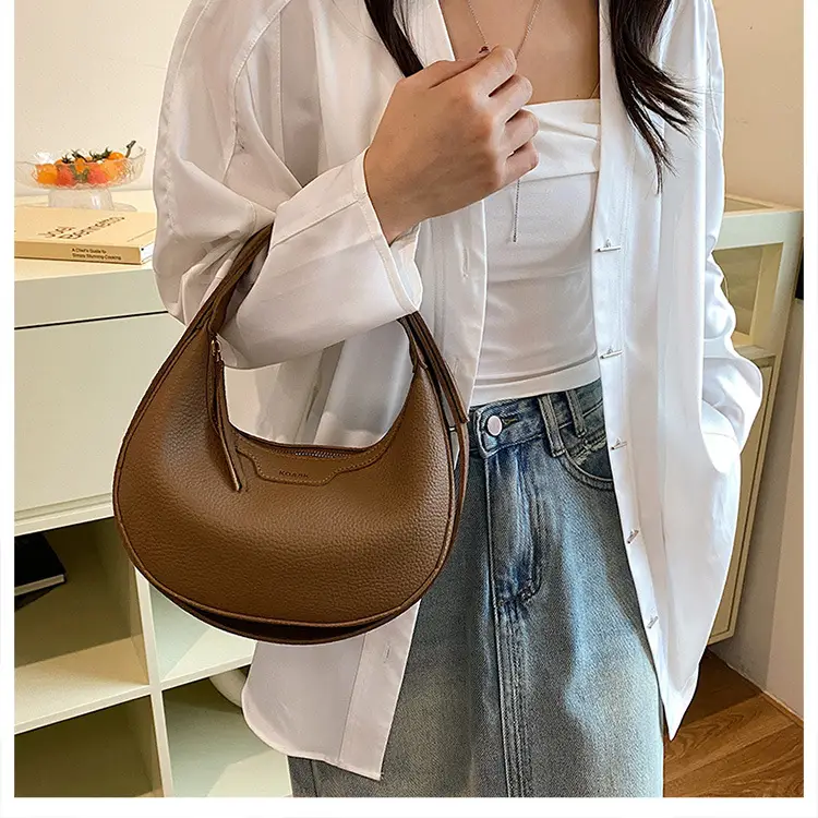 Women's Half Moon Crossbody Bag Niche Design — feature 15