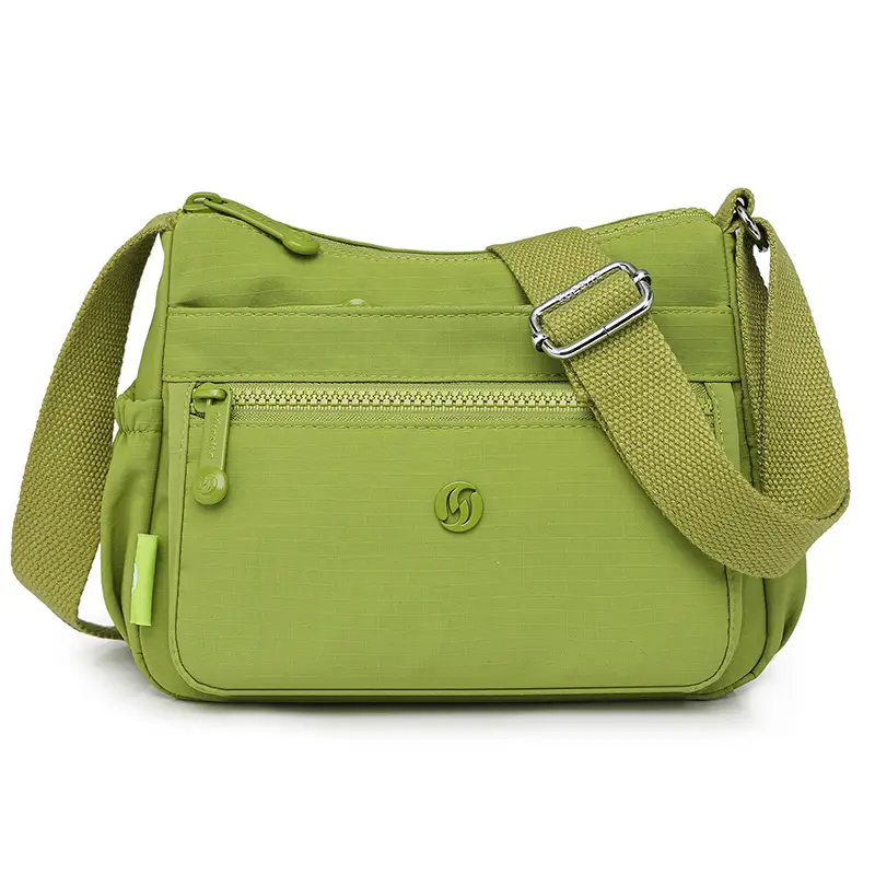 Lightweight Nylon Crossbody Bag for Women Grey - Image 3