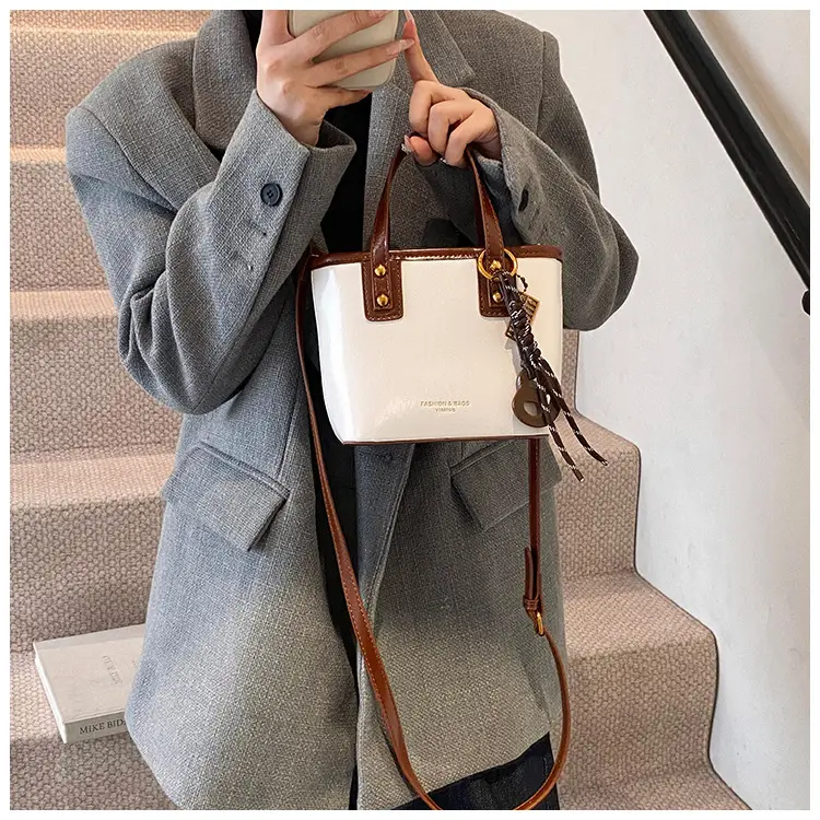 2025 Women's Square Black Shoulder Crossbody Bag with Pendants — feature 32
