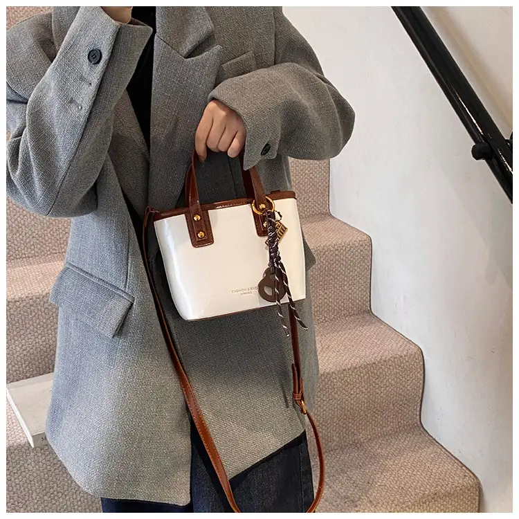 2025 Women's Square Black Shoulder Crossbody Bag with Pendants — feature 33