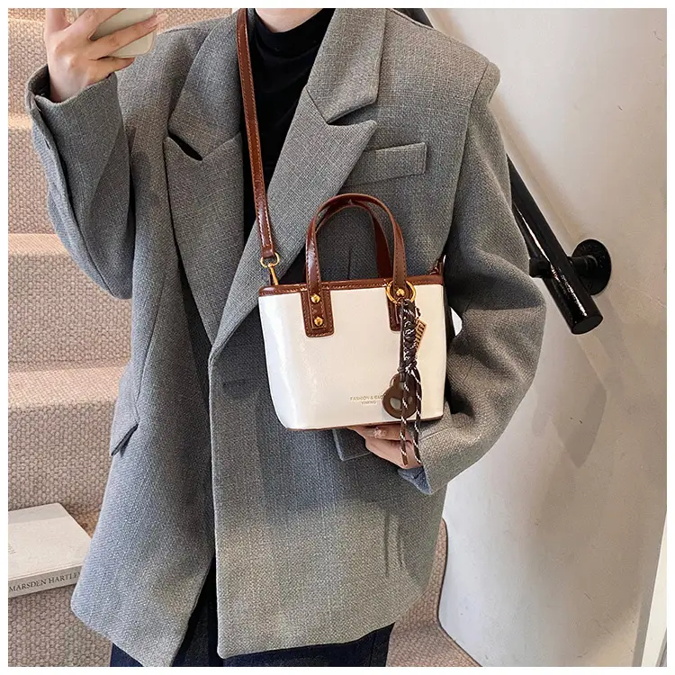 2025 Women's Square Black Shoulder Crossbody Bag with Pendants — feature 35