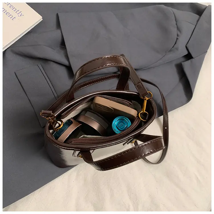 2025 Women's Square Black Shoulder Crossbody Bag with Pendants — feature 43