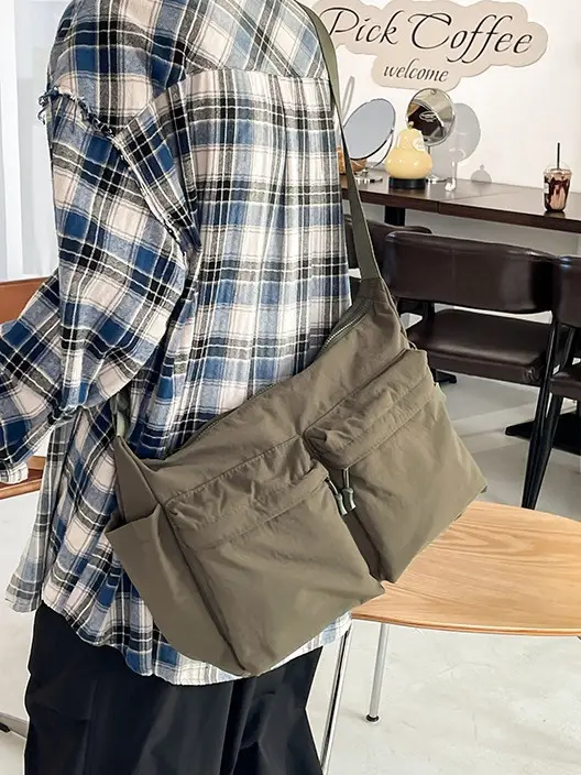 Water Resistant Unisex Crossbody Bag for Men - Image 4