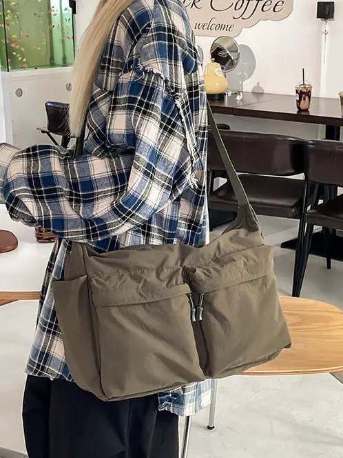 Water Resistant Unisex Crossbody Bag for Men - Image 6
