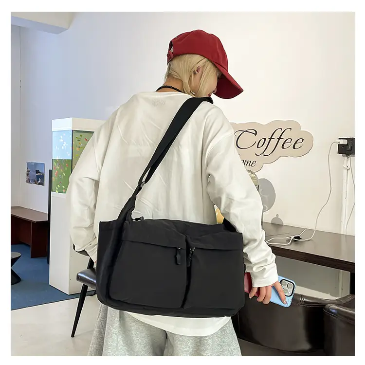 Water Resistant Unisex Crossbody Bag for Men — feature 10