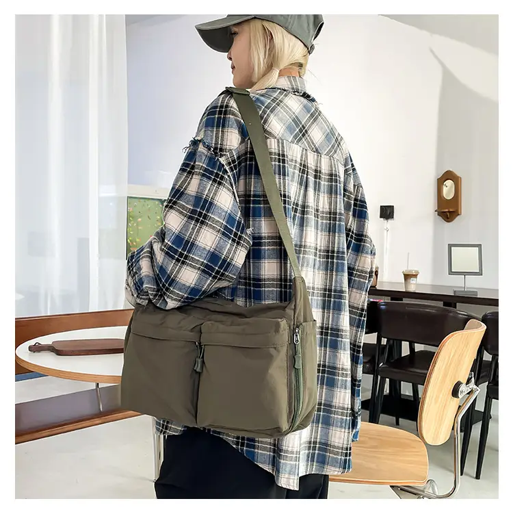 Water Resistant Unisex Crossbody Bag for Men — feature 11