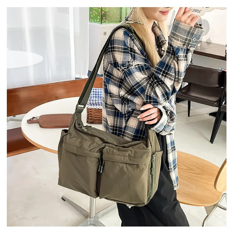 Water Resistant Unisex Crossbody Bag for Men — feature 12