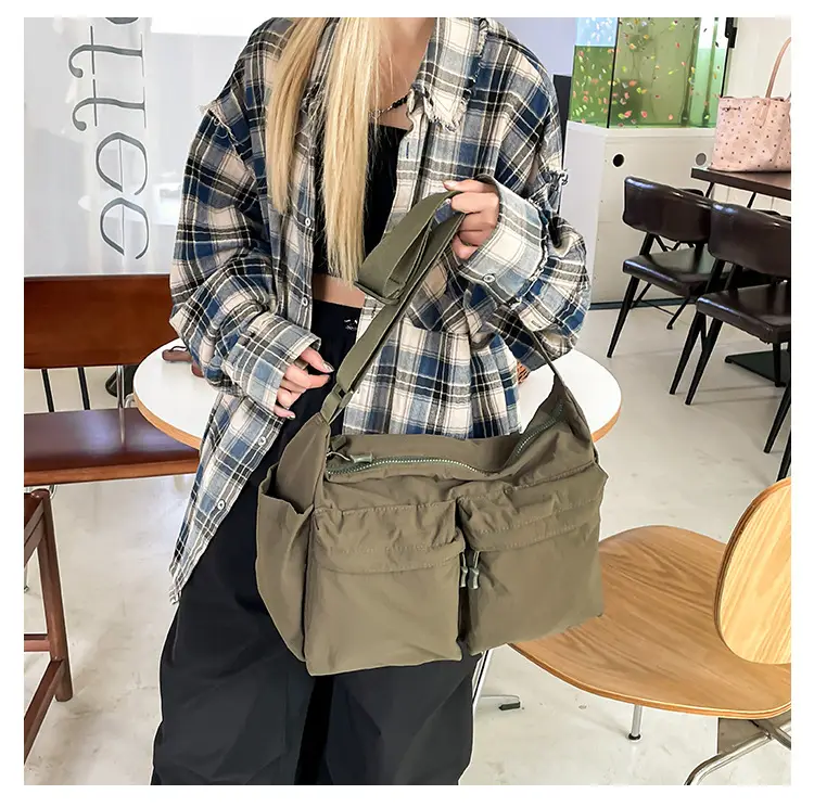 Water Resistant Unisex Crossbody Bag for Men — feature 13