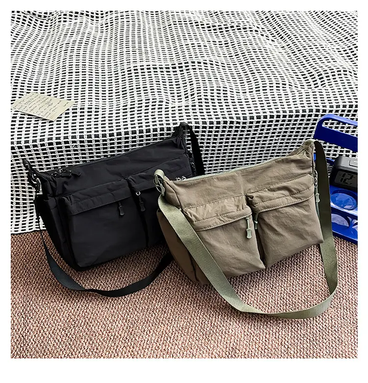 Water Resistant Unisex Crossbody Bag for Men — feature 14