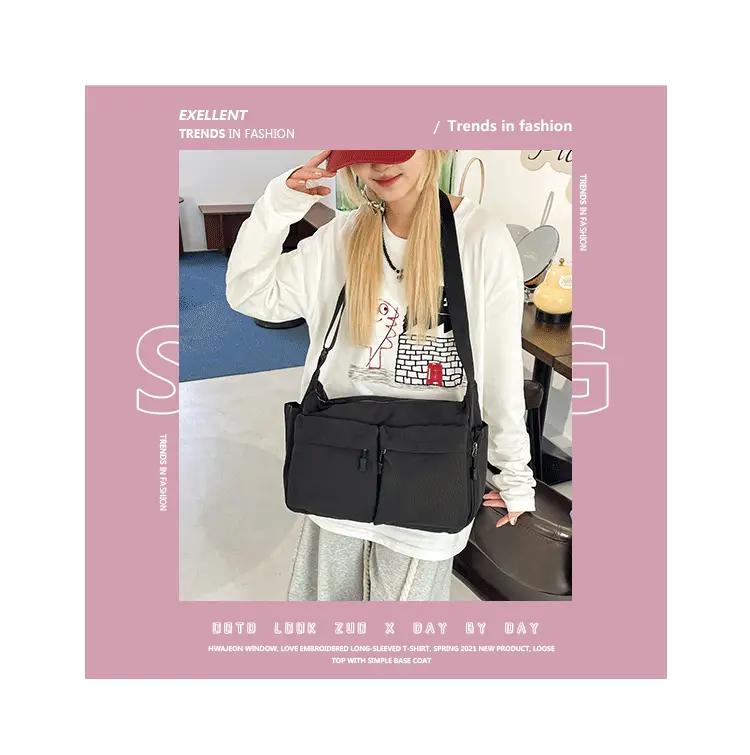 Water Resistant Unisex Crossbody Bag for Men — feature 4