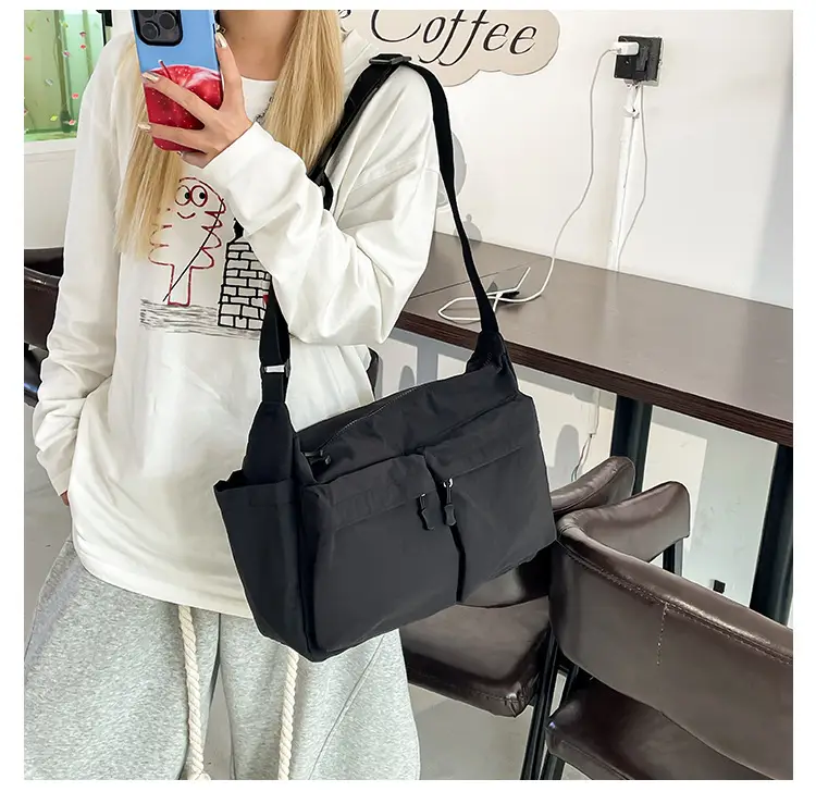 Water Resistant Unisex Crossbody Bag for Men — feature 8