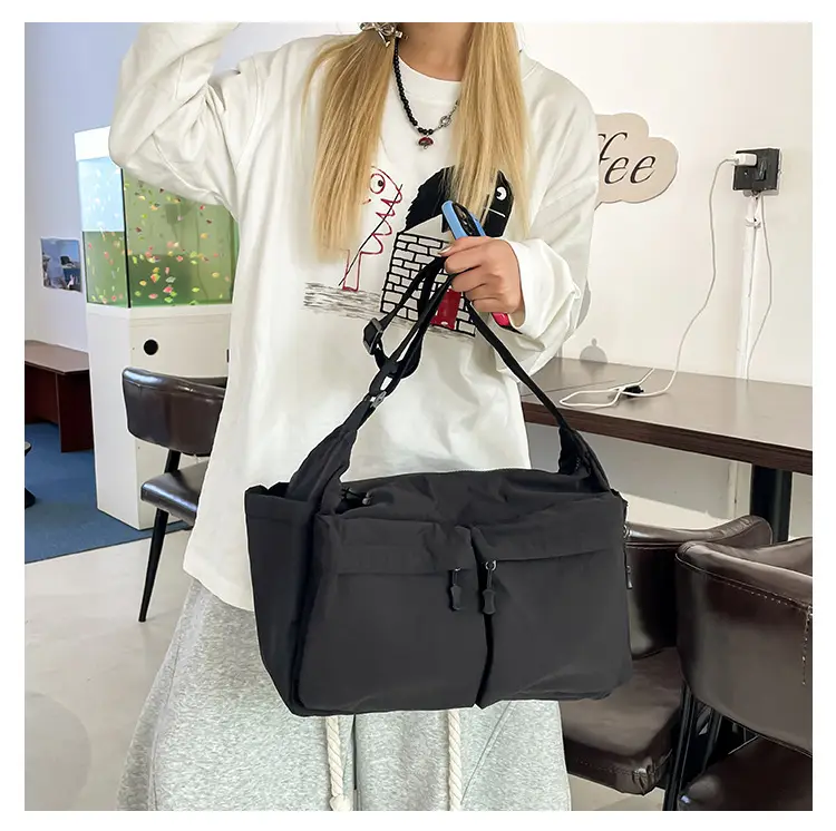 Water Resistant Unisex Crossbody Bag for Men — feature 9