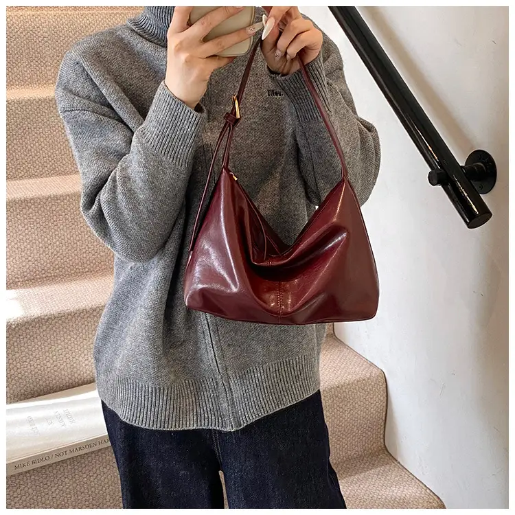 Brown PU Leather Shoulder Bag for Women — feature 14