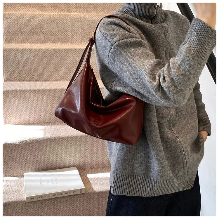 Brown PU Leather Shoulder Bag for Women — feature 15