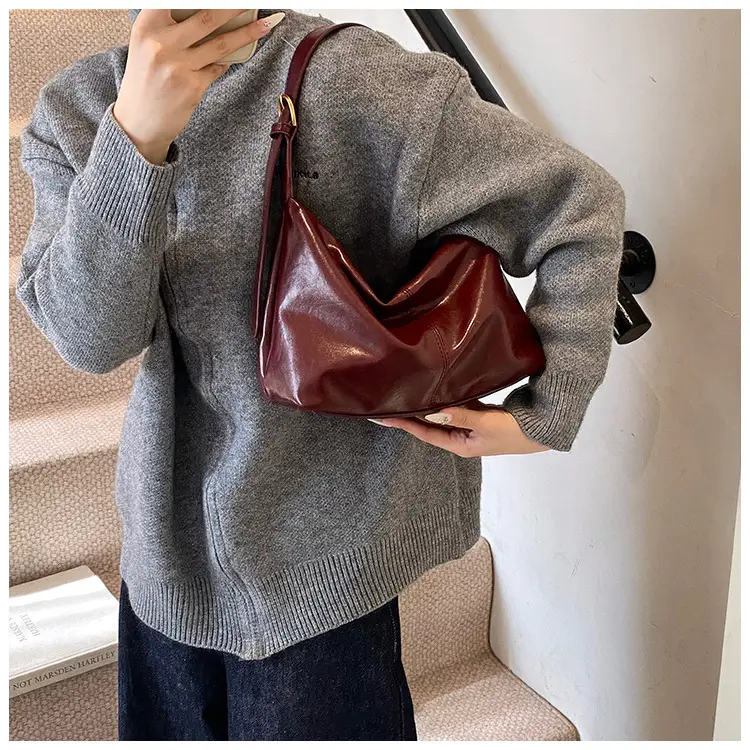 Brown PU Leather Shoulder Bag for Women — feature 17