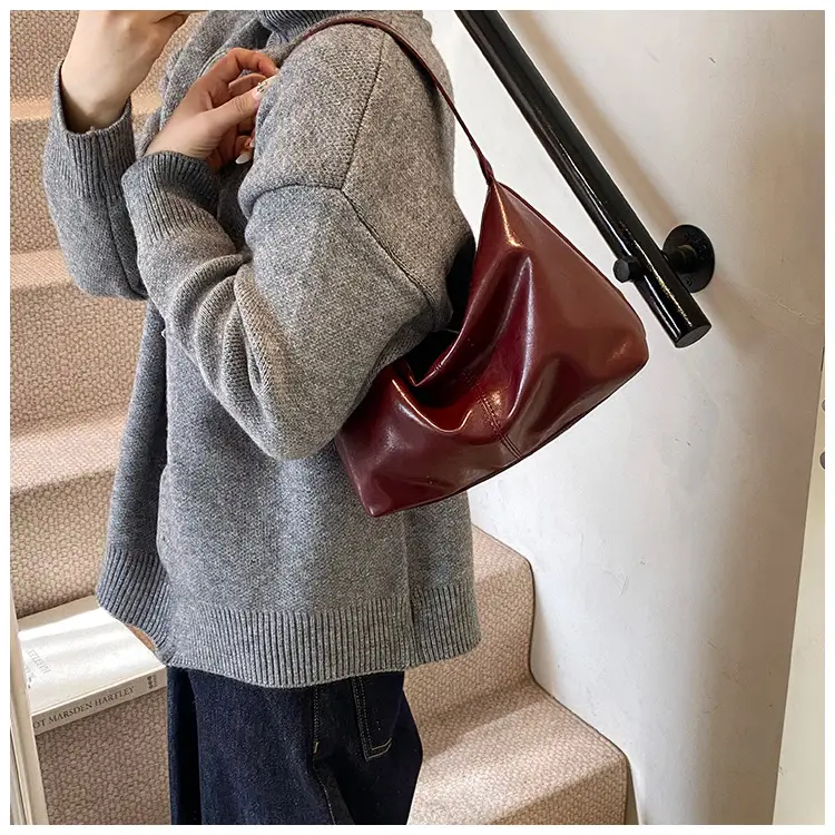 Brown PU Leather Shoulder Bag for Women — feature 18