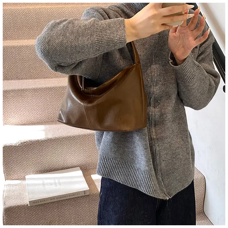 Brown PU Leather Shoulder Bag for Women — feature 20