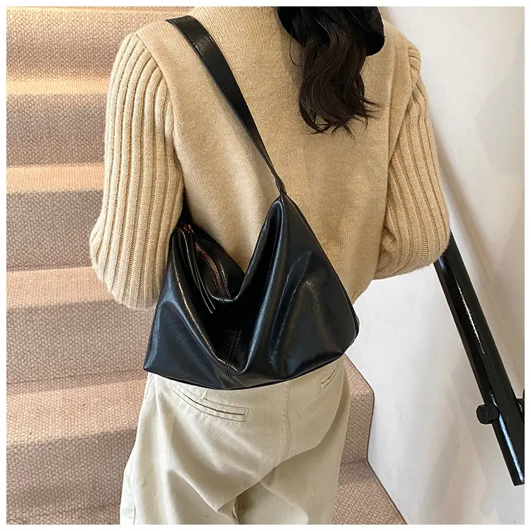 Brown PU Leather Shoulder Bag for Women — feature 23
