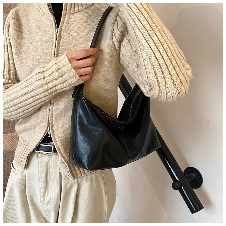 Brown PU Leather Shoulder Bag for Women — feature 24