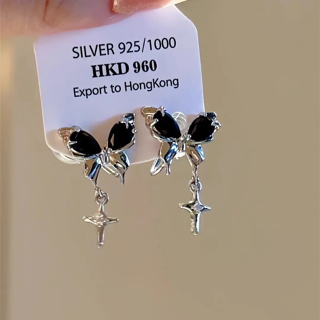 Golden Ring Ear Ring Women's 2024 New Explosive Ear Buckle Light Luxury Advanced Ear Ring Earrings Autumn and Winter Ring Earrings — feature 29