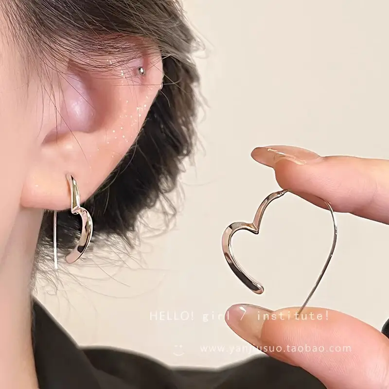Golden Ring Ear Ring Women's 2024 New Explosive Ear Buckle Light Luxury Advanced Ear Ring Earrings Autumn and Winter Ring Earrings — feature 6