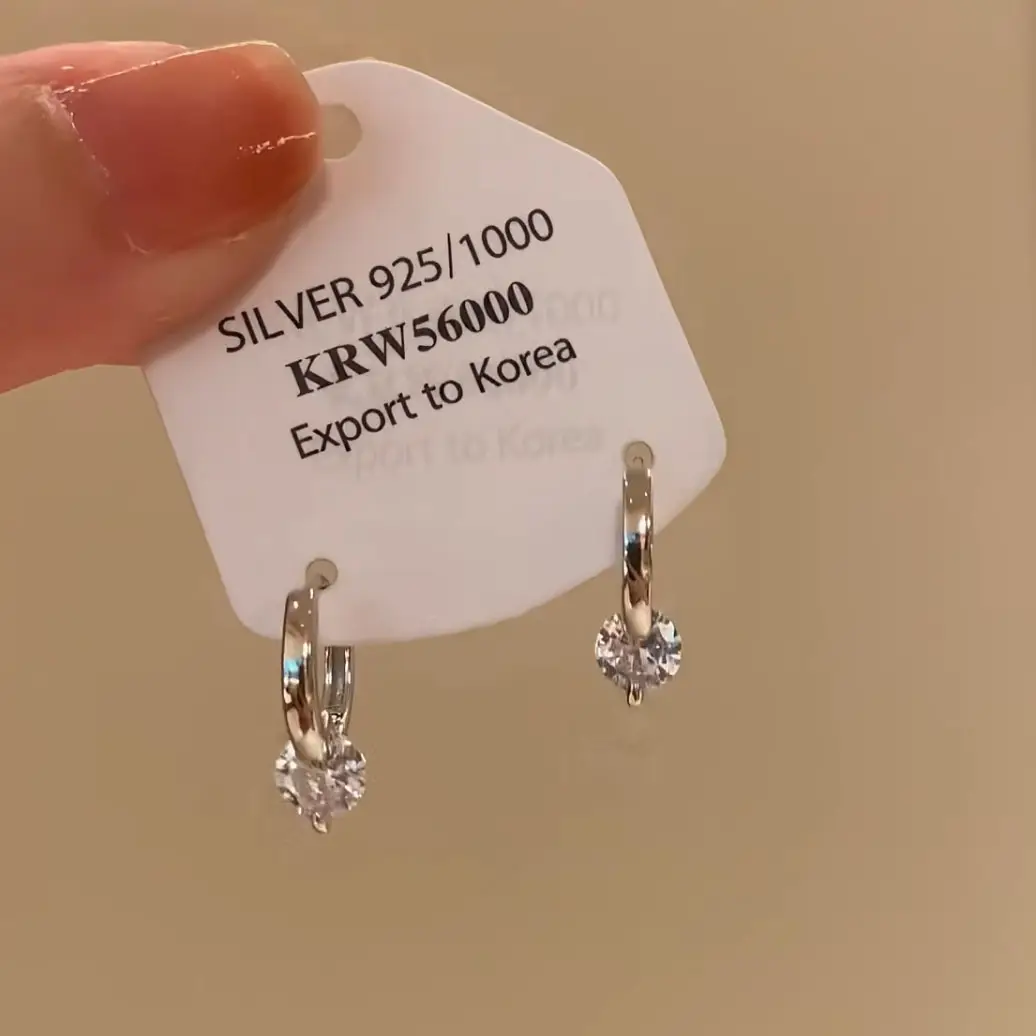 Golden Ring Ear Ring Women's 2024 New Explosive Ear Buckle Light Luxury Advanced Ear Ring Earrings Autumn and Winter Ring Earrings