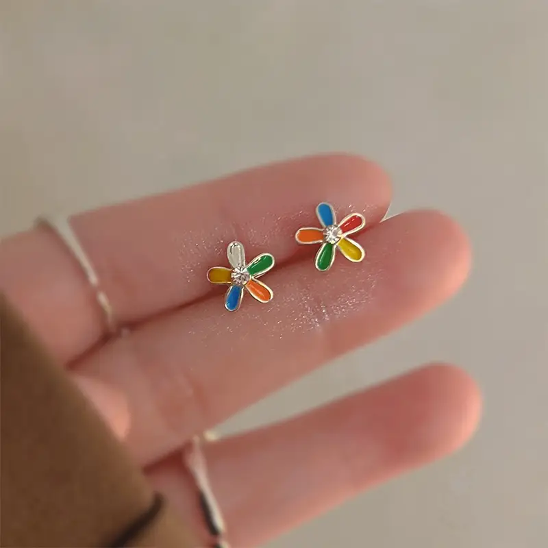 Golden Ring Ear Ring Women's 2024 New Explosive Ear Buckle Light Luxury Advanced Ear Ring Earrings Autumn and Winter Ring Earrings