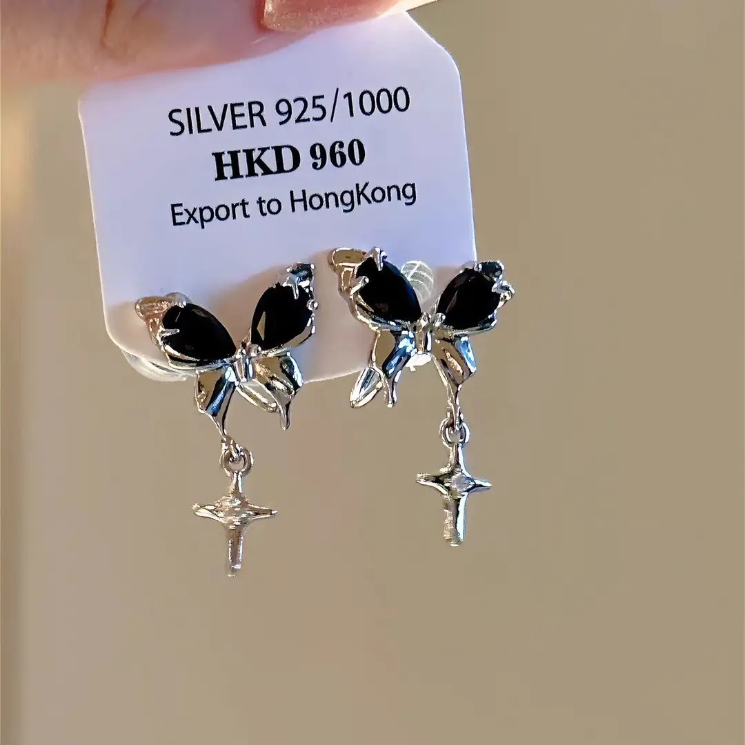 Golden Ring Ear Ring Women's 2024 New Explosive Ear Buckle Light Luxury Advanced Ear Ring Earrings Autumn and Winter Ring Earrings