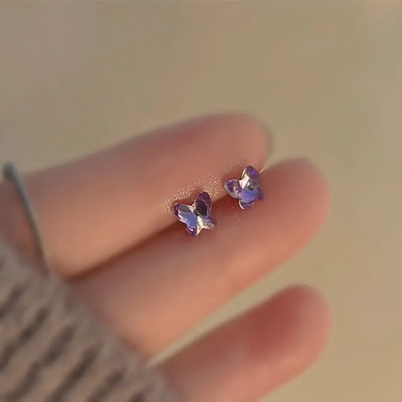 Golden Ring Ear Ring Women's 2024 New Explosive Ear Buckle Light Luxury Advanced Ear Ring Earrings Autumn and Winter Ring Earrings