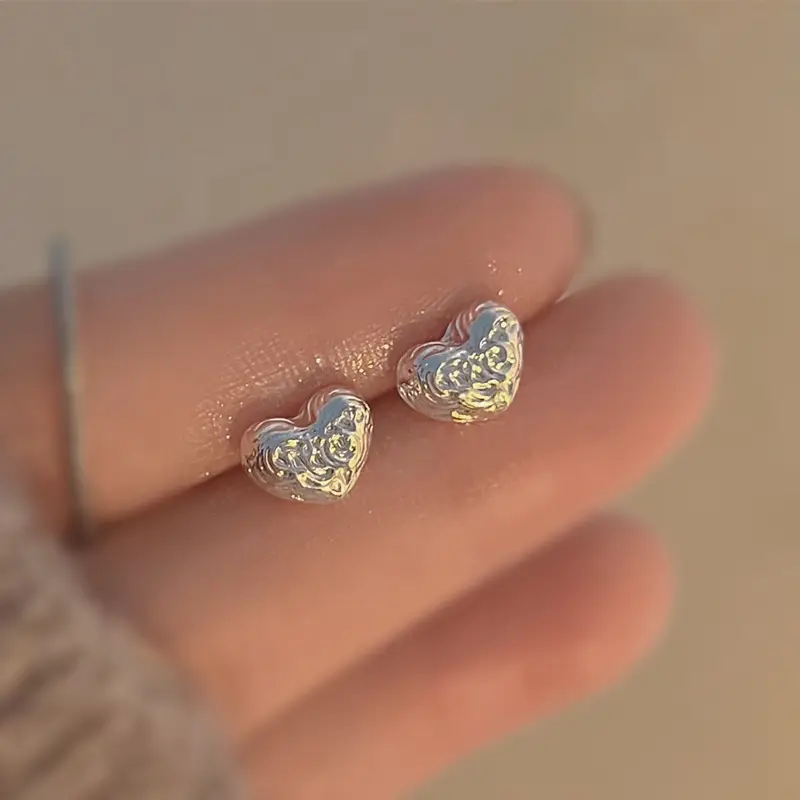 Golden Ring Ear Ring Women's 2024 New Explosive Ear Buckle Light Luxury Advanced Ear Ring Earrings Autumn and Winter Ring Earrings