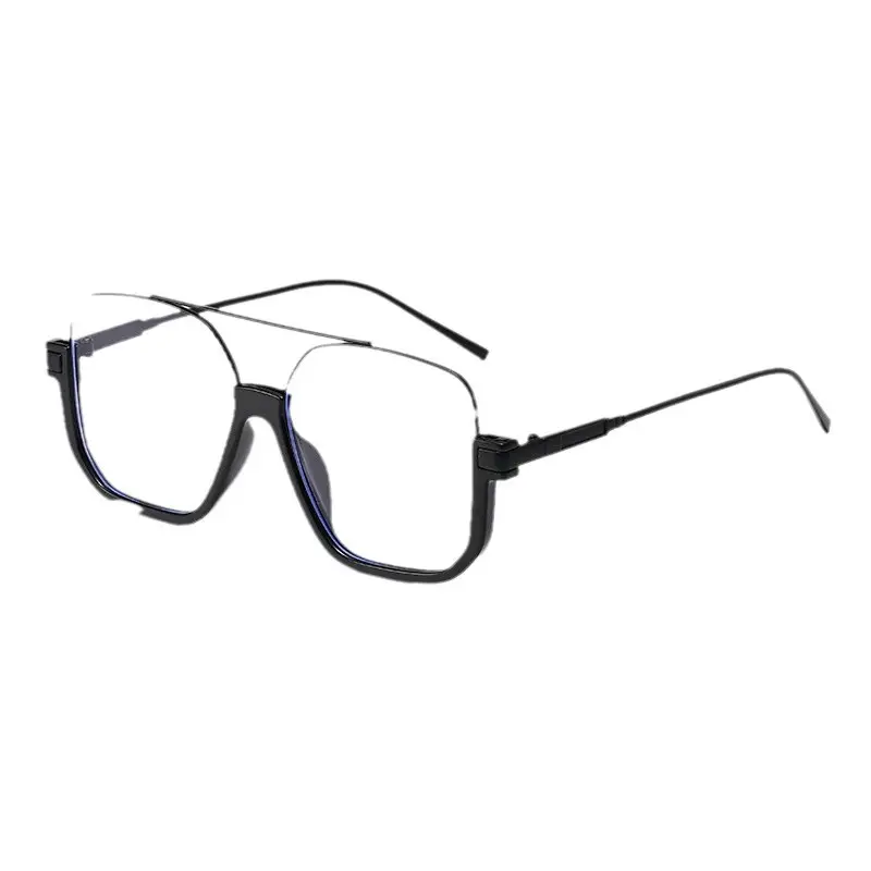 Women's Korean Style Anti-UV Half Frame Sunglasses - Image 13