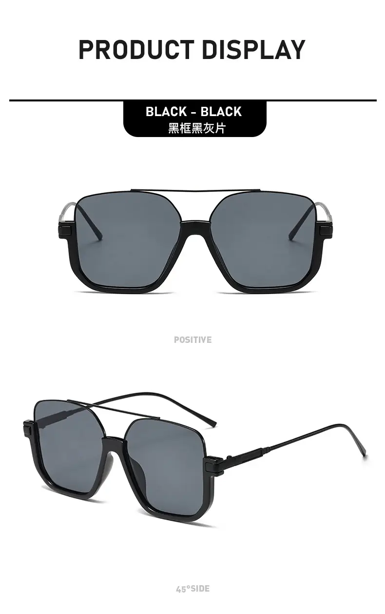 Women's Korean Style Anti-UV Half Frame Sunglasses — feature 21