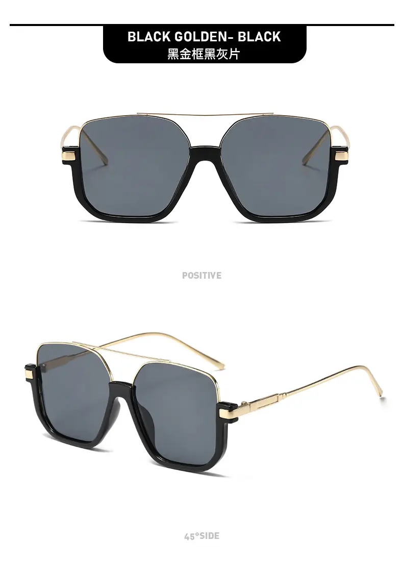 Women's Korean Style Anti-UV Half Frame Sunglasses — feature 22