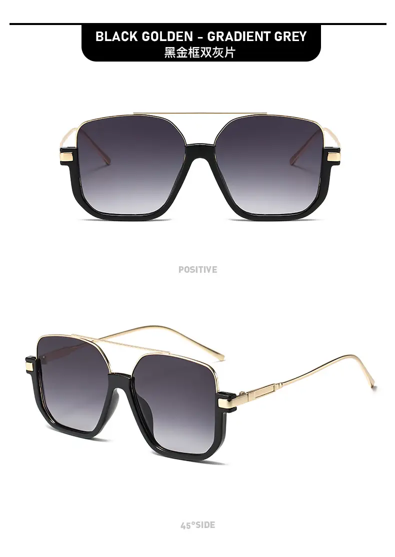 Women's Korean Style Anti-UV Half Frame Sunglasses — feature 25