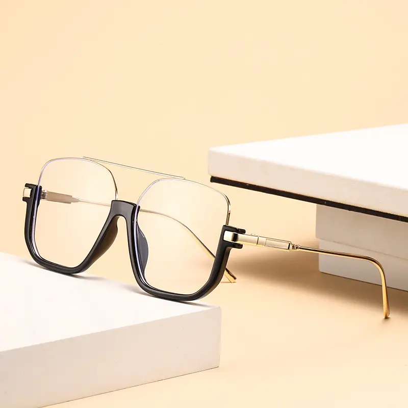 Women's Korean Style Anti-UV Half Frame Sunglasses - Image 7