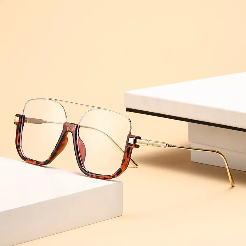 Women's Korean Style Anti-UV Half Frame Sunglasses - Image 8