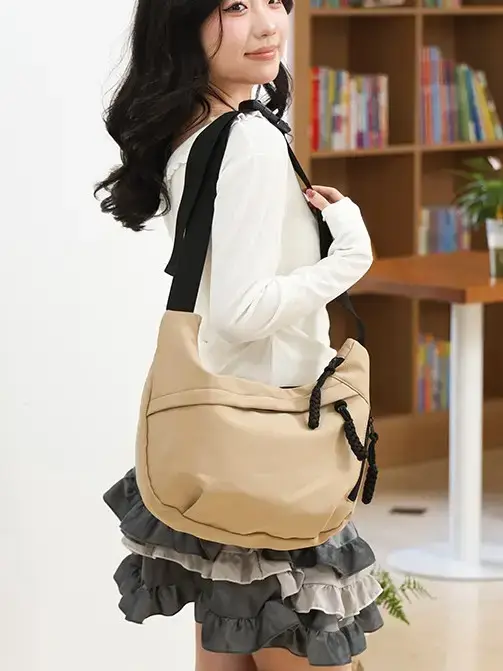Lightweight Nylon Commuter Bag for Students Women - Image 5