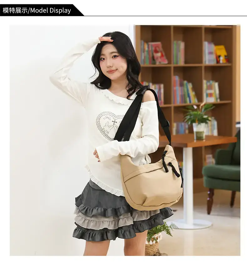 Lightweight Nylon Commuter Bag for Students Women — feature 30